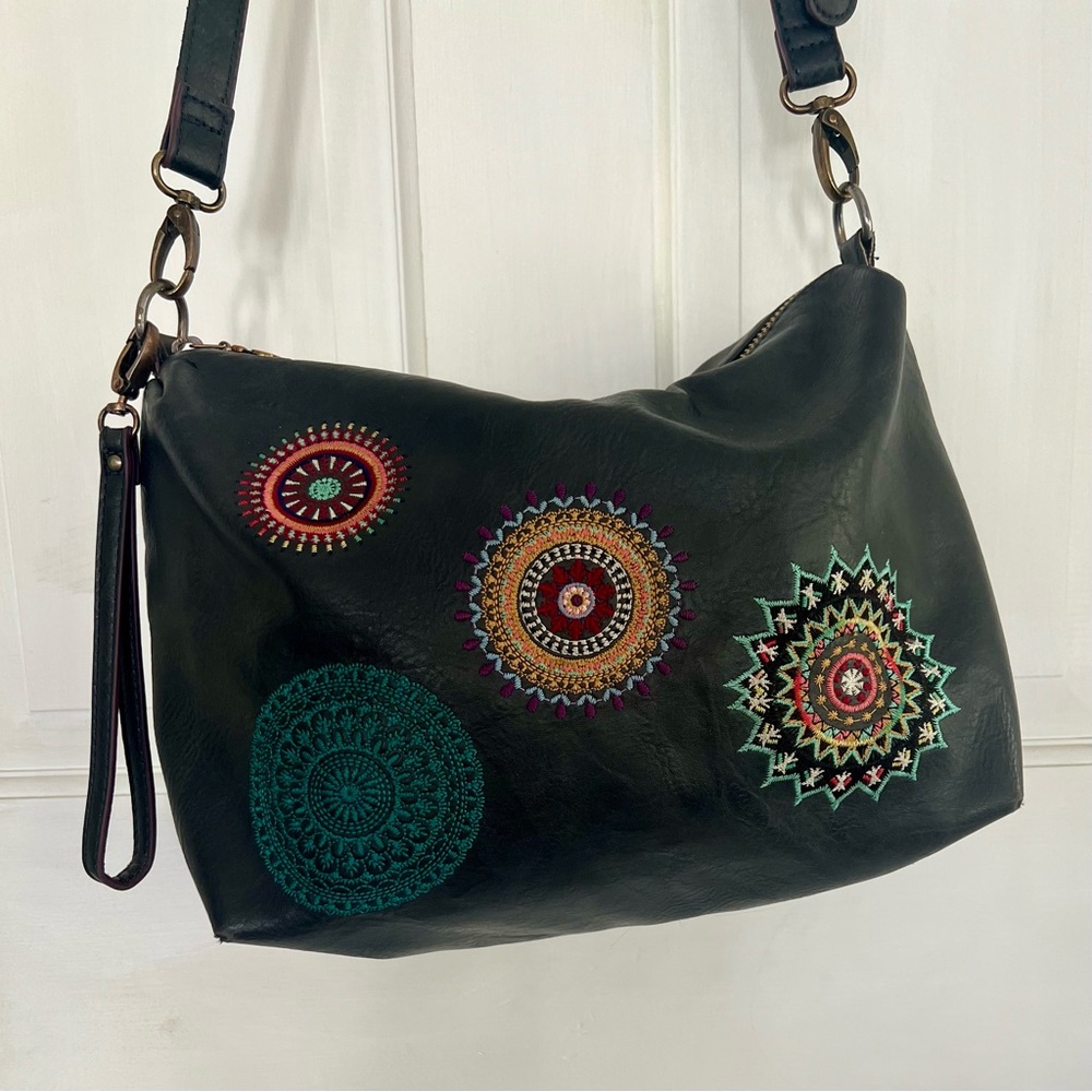 Desigual embroidered convertible bag - Picture 2 of 12